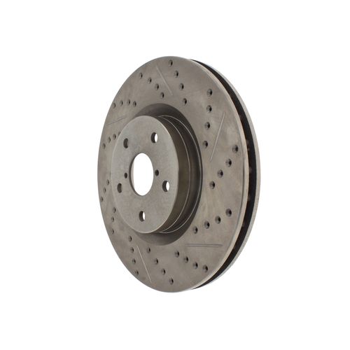 227.47022L - StopTech Select Sport Drilled and Slotted Brake Rotor; Front Left