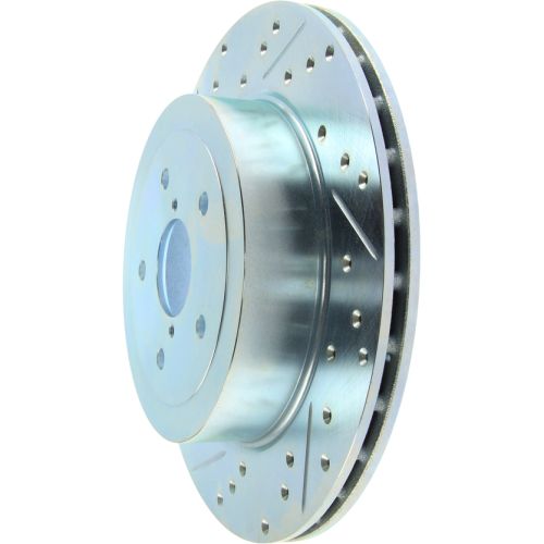 227.47023R - StopTech Select Sport Drilled and Slotted Brake Rotor; Rear Right