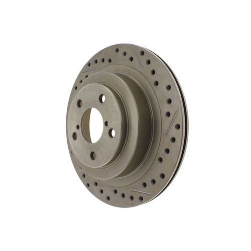 227.47025L - StopTech Select Sport Drilled and Slotted Brake Rotor; Rear Left