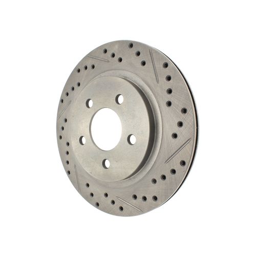 227.61087L - StopTech Select Sport Drilled and Slotted Brake Rotor; Rear Left