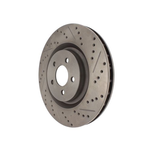227.61089L - StopTech Select Sport Drilled and Slotted Brake Rotor; Front Left