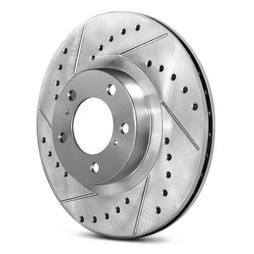 227.34070R - StopTech Select Sport Drilled and Slotted Brake Rotor; Front Right
