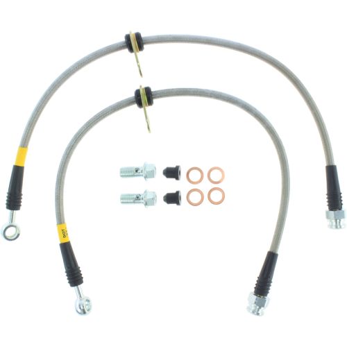 950.46508 - StopTech Stainless Steel Brake Lines; Rear